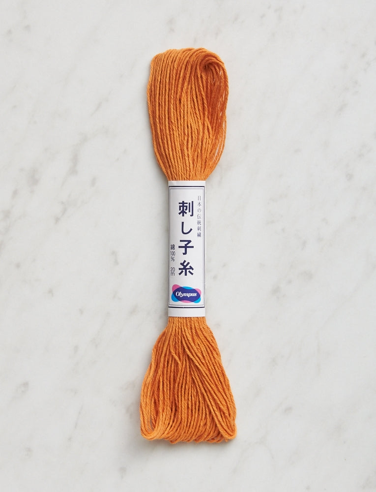 Sashiko Thread, Carrot Orange 04