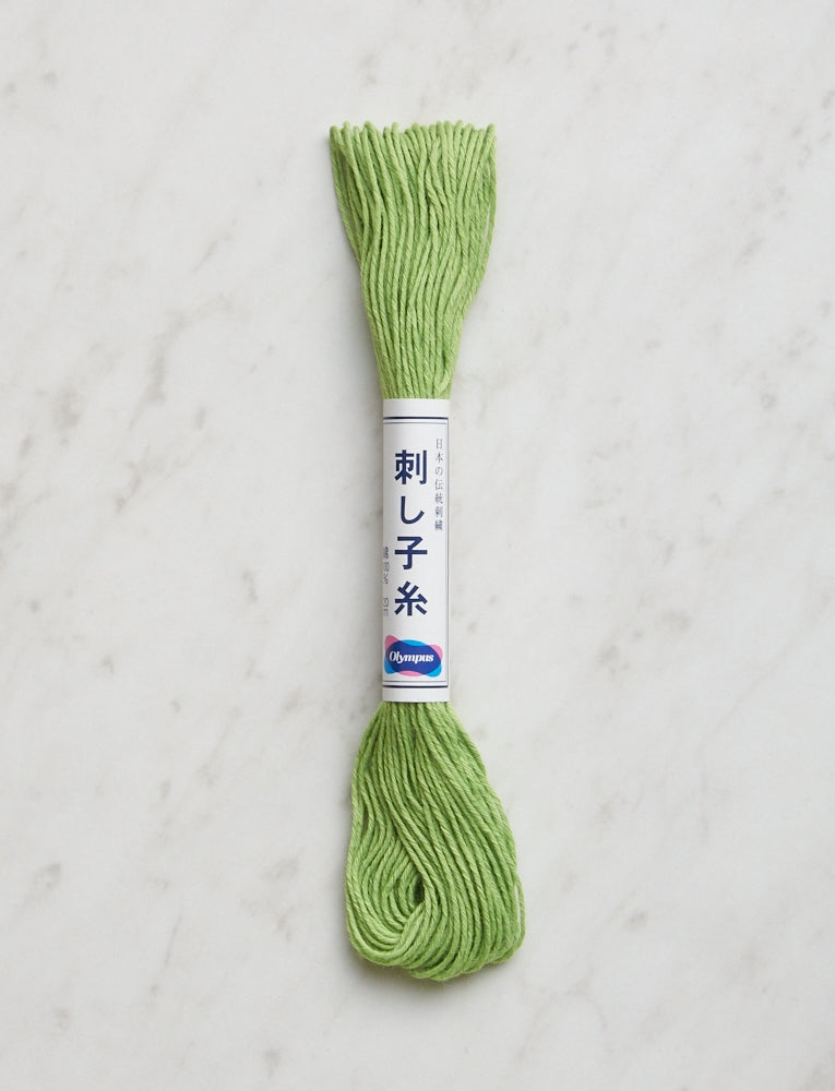Sashiko Thread, Yellow Green 06