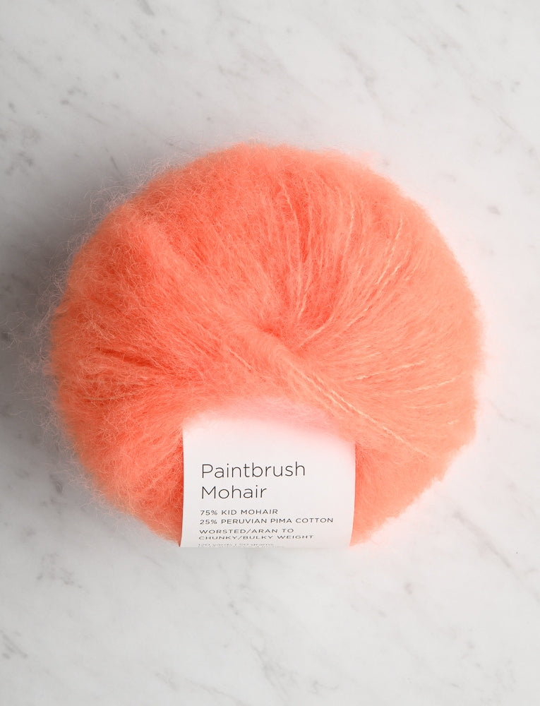 Paintbrush Mohair, Orange Nectar