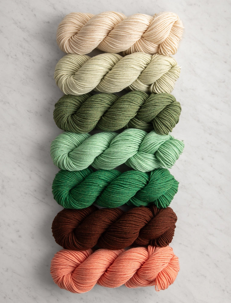 Super Easy Baby Blanket In Daily Wool Worsted Bundle, Orchard