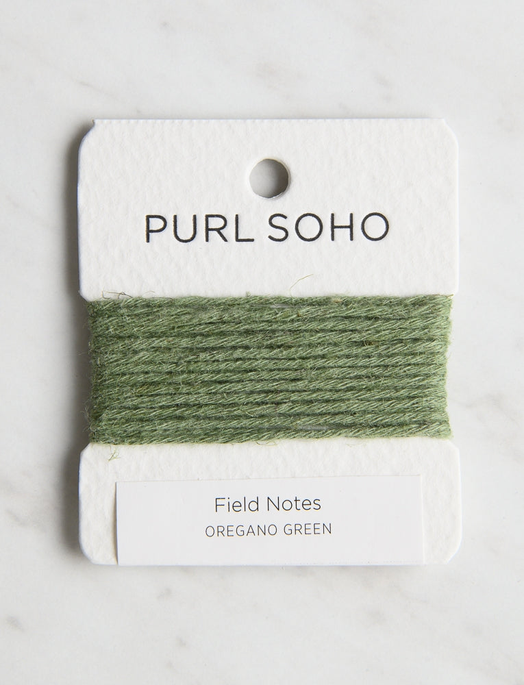 Field Notes Color Cards, Oregano Green