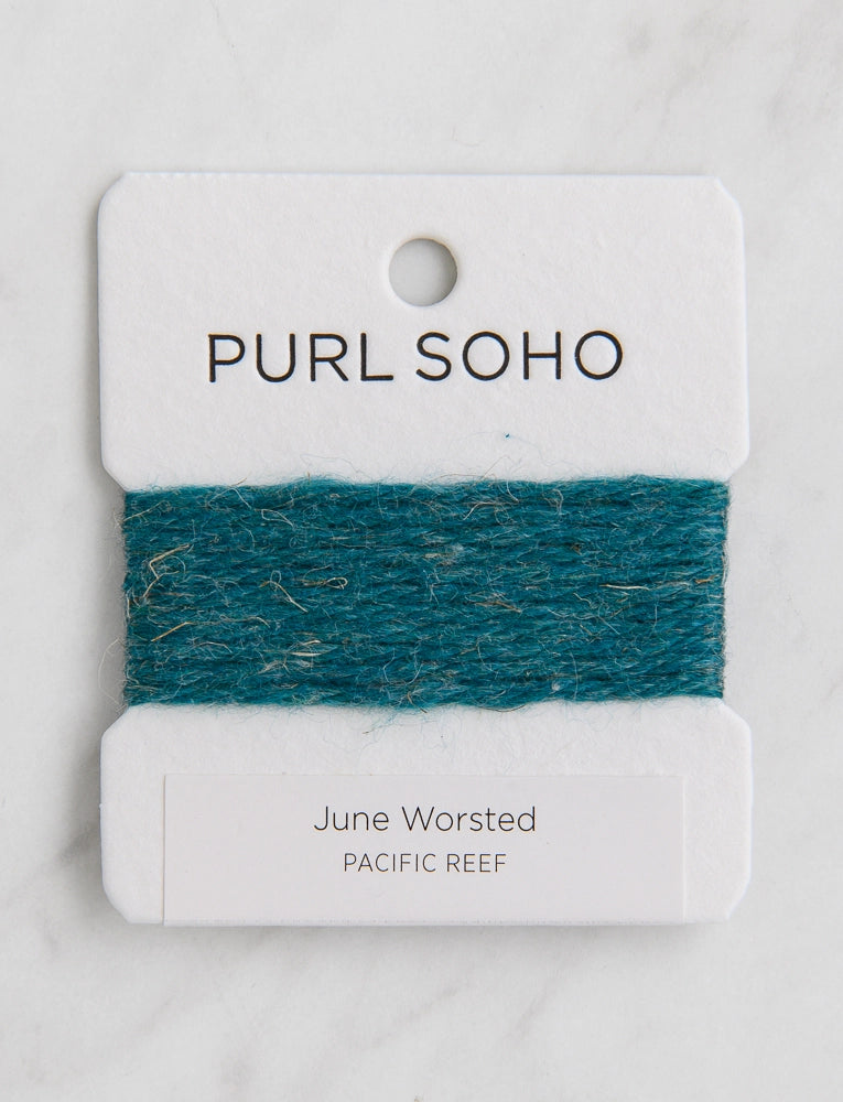 June Worsted Color Cards, Pacific Reef