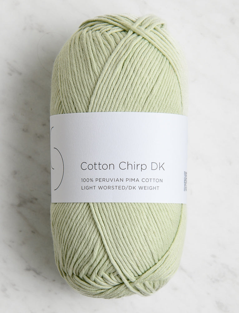 Cotton Chirp DK, 100-Gram Balls, Pale Celadon