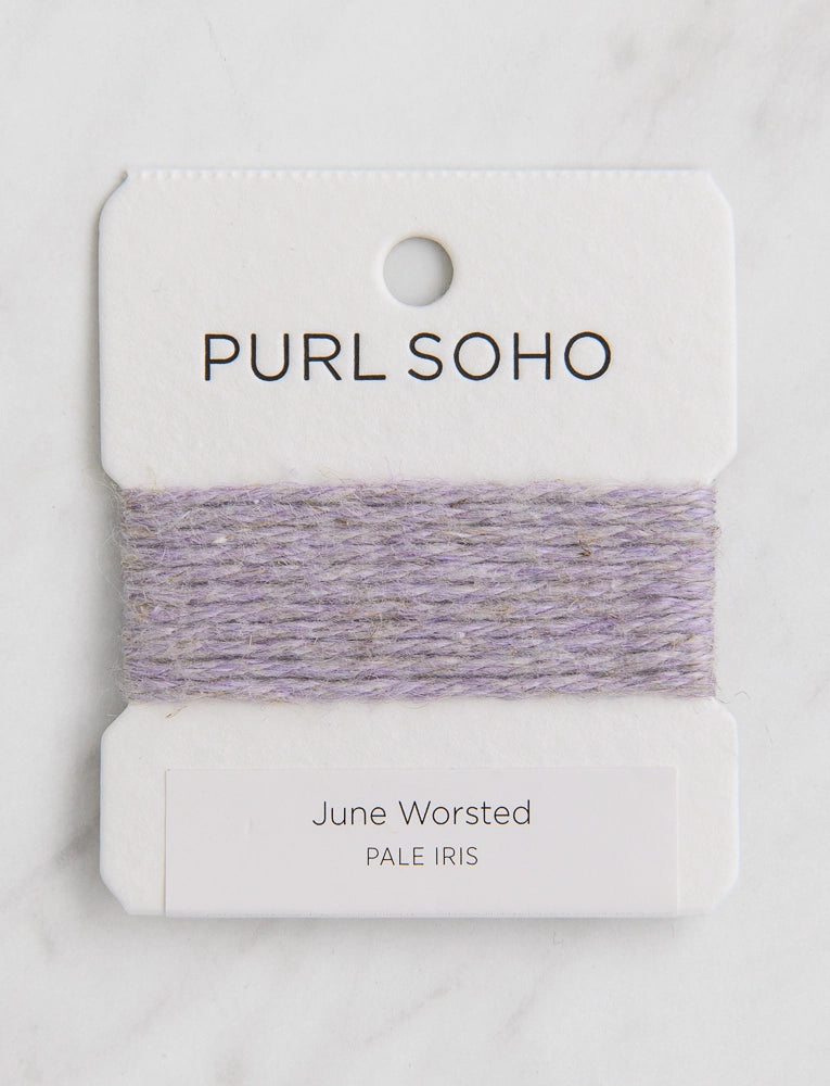 June Worsted Color Cards, Pale Iris