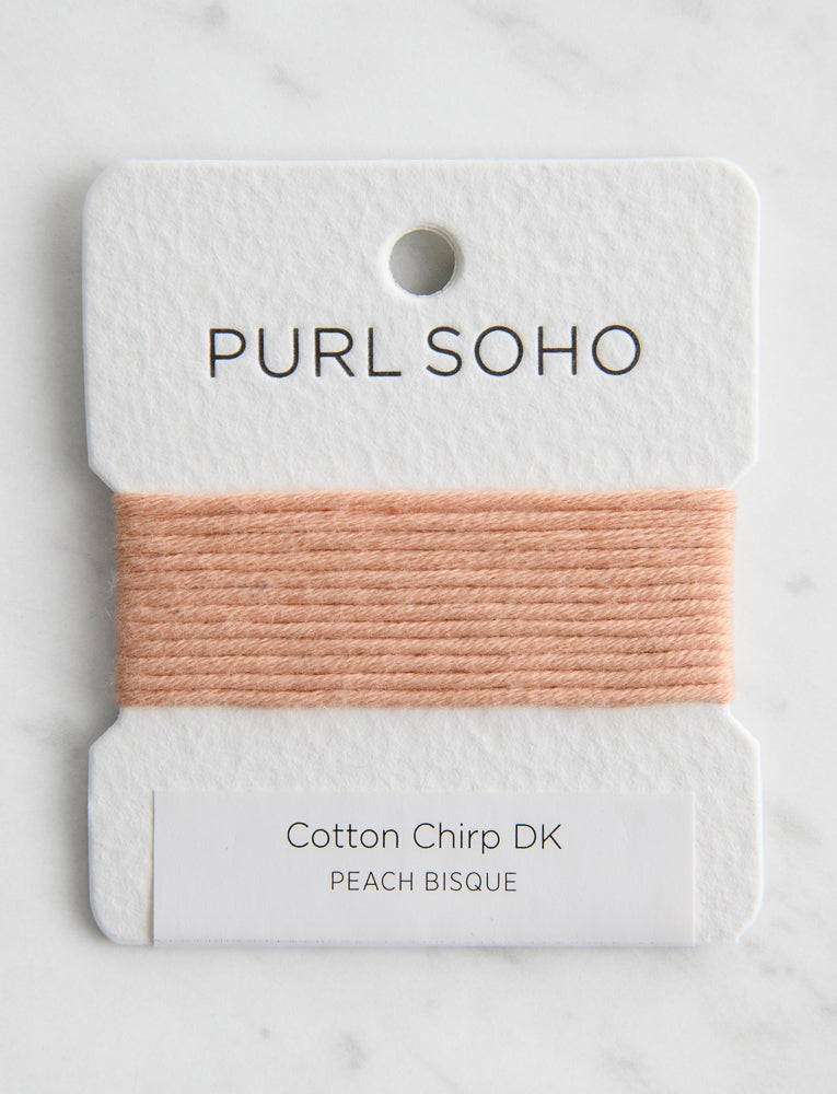 Cotton Chirp DK Color Cards, Peach Bisque