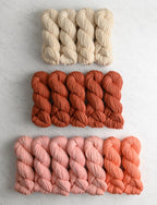 Color Study Blanket Bundle, Peach Wood, Throw