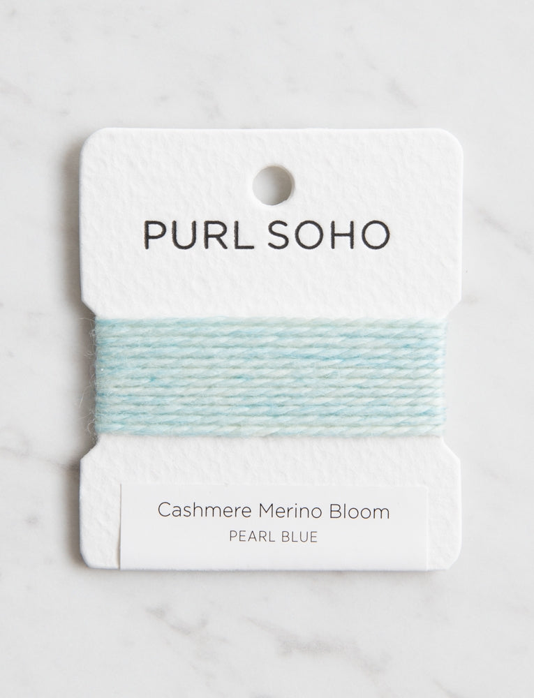 Cashmere Merino Bloom Color Cards, Pearl Blue