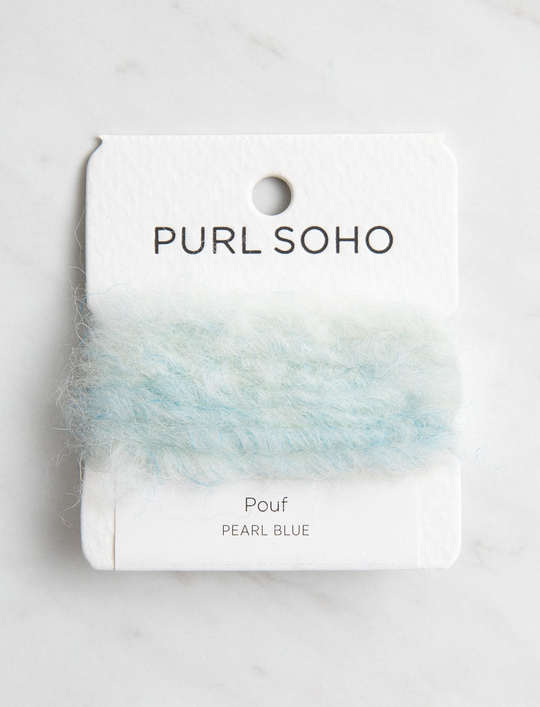 Pouf Color Cards, Pearl Blue