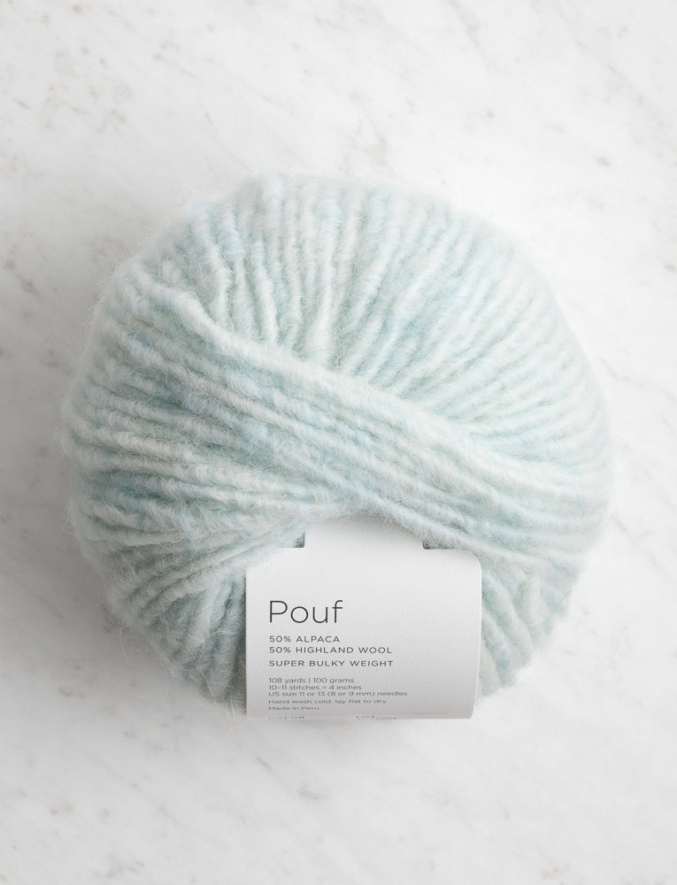 Pouf, Pearl Blue