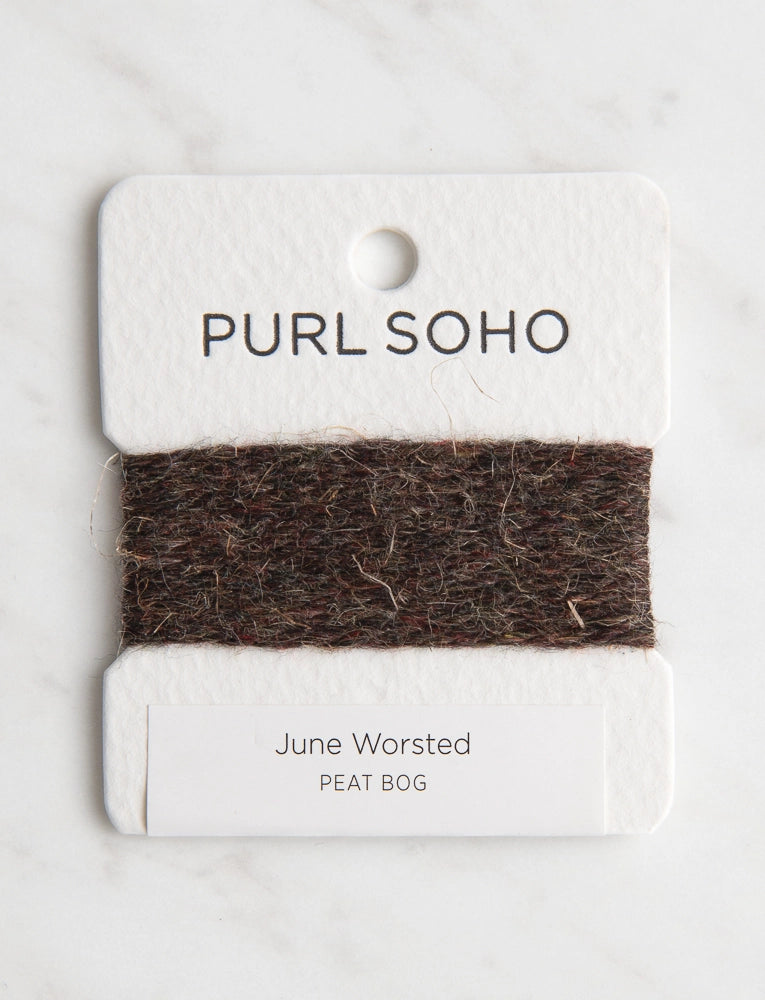 June Worsted Color Cards, Peat Bog