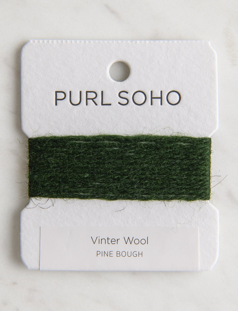 Vinter Wool Color Cards, Pine Bough