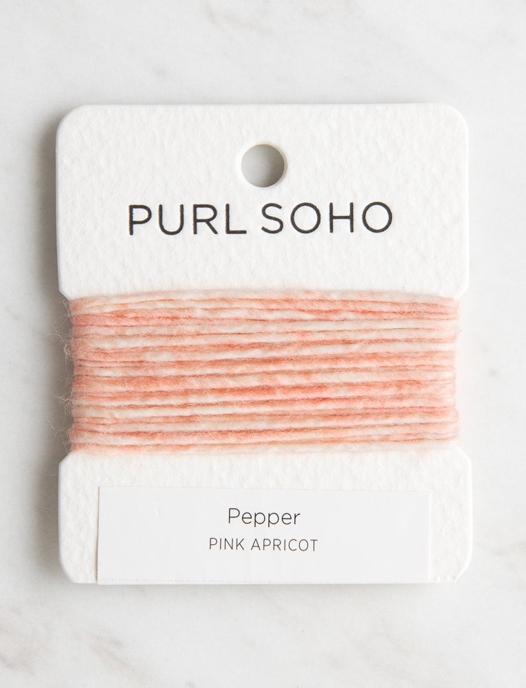 Pepper Color Cards, Pink Apricot