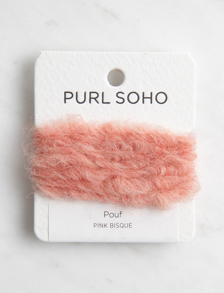 Pouf Color Cards, Pink Bisque