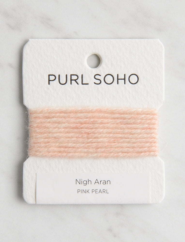 Nigh Aran Color Cards, Pink Pearl