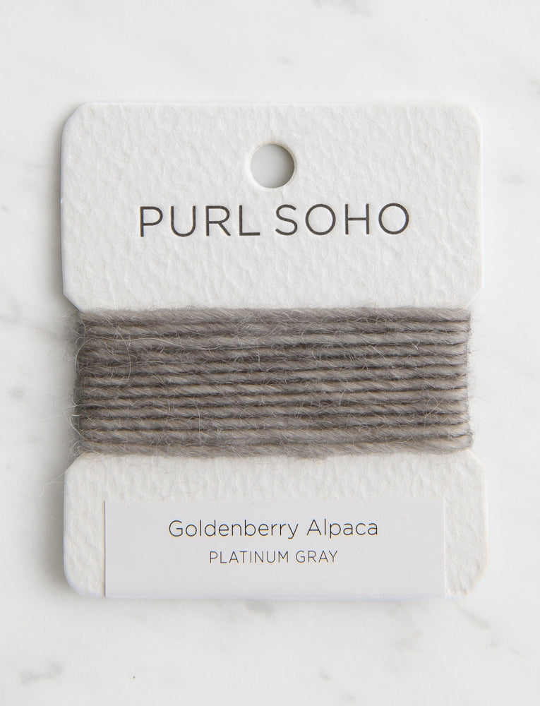 Goldenberry Alpaca Color Cards, Platinum Gray