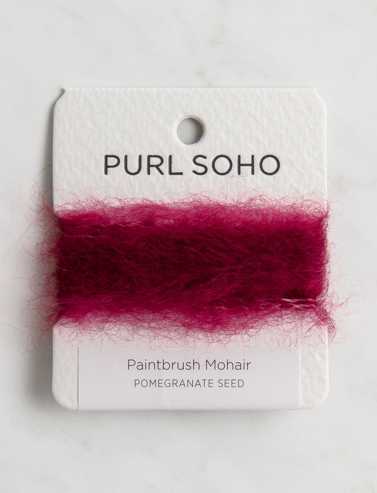 Paintbrush Mohair Color Cards, Pomegranate Seed