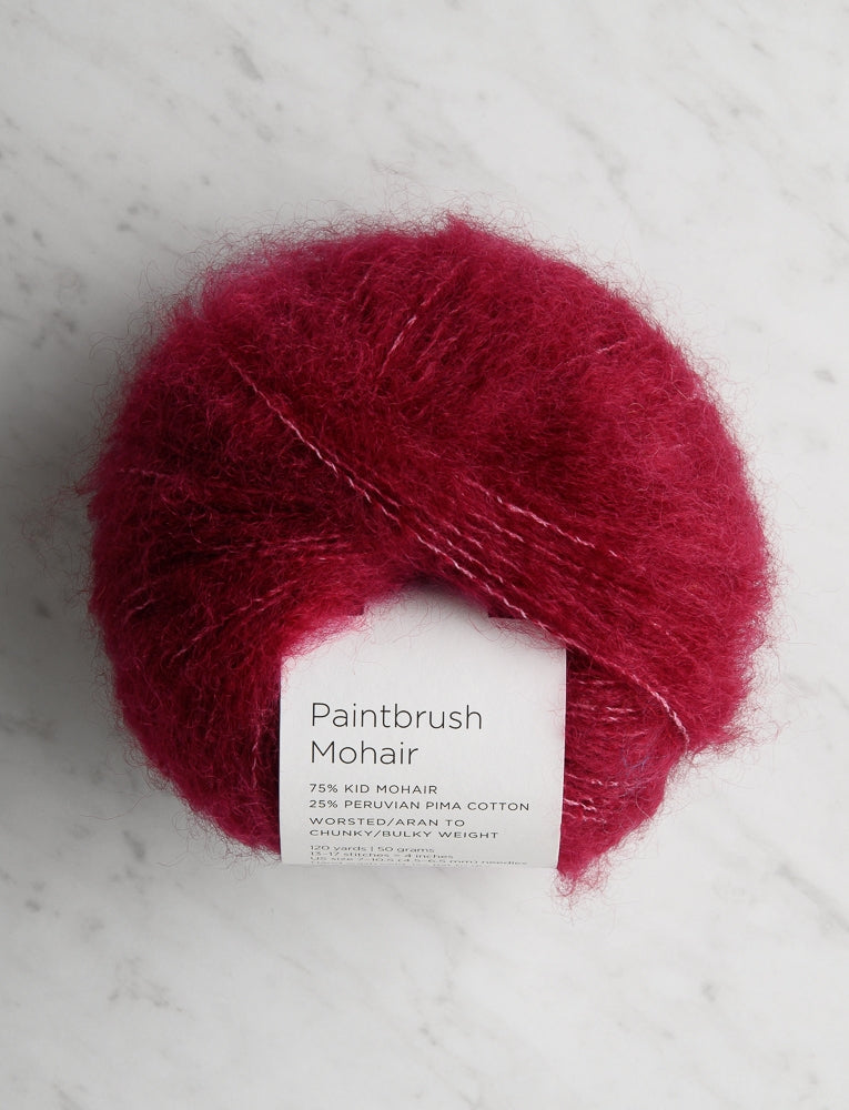 Paintbrush Mohair, Pomegranate Seed