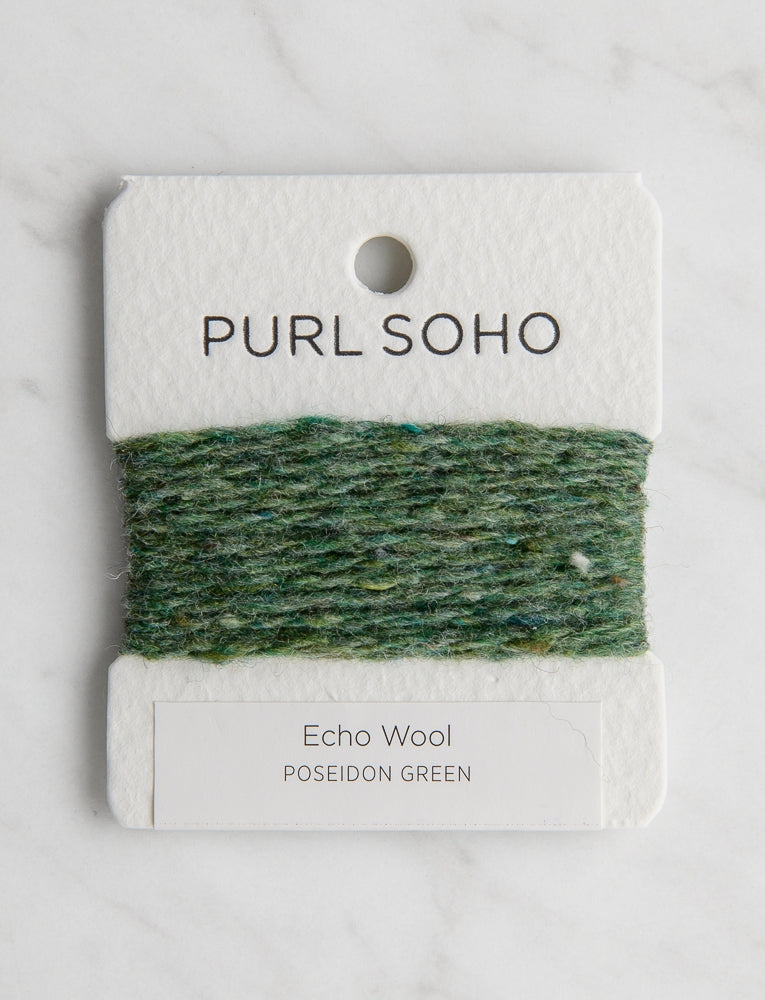 Echo Wool Color Cards, Poseidon Green