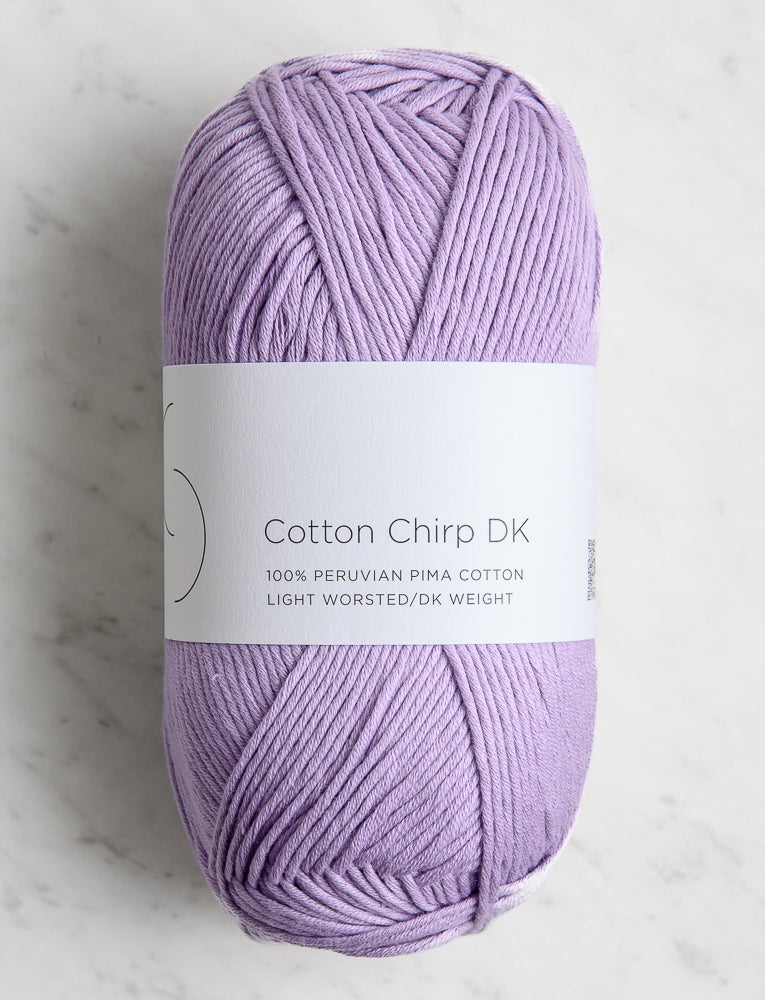 Cotton Chirp DK, 100-Gram Balls, Prairie Aster