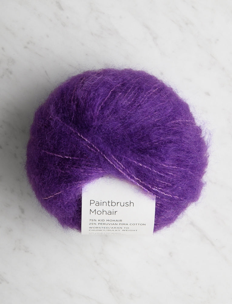 Paintbrush Mohair, Pure Purple