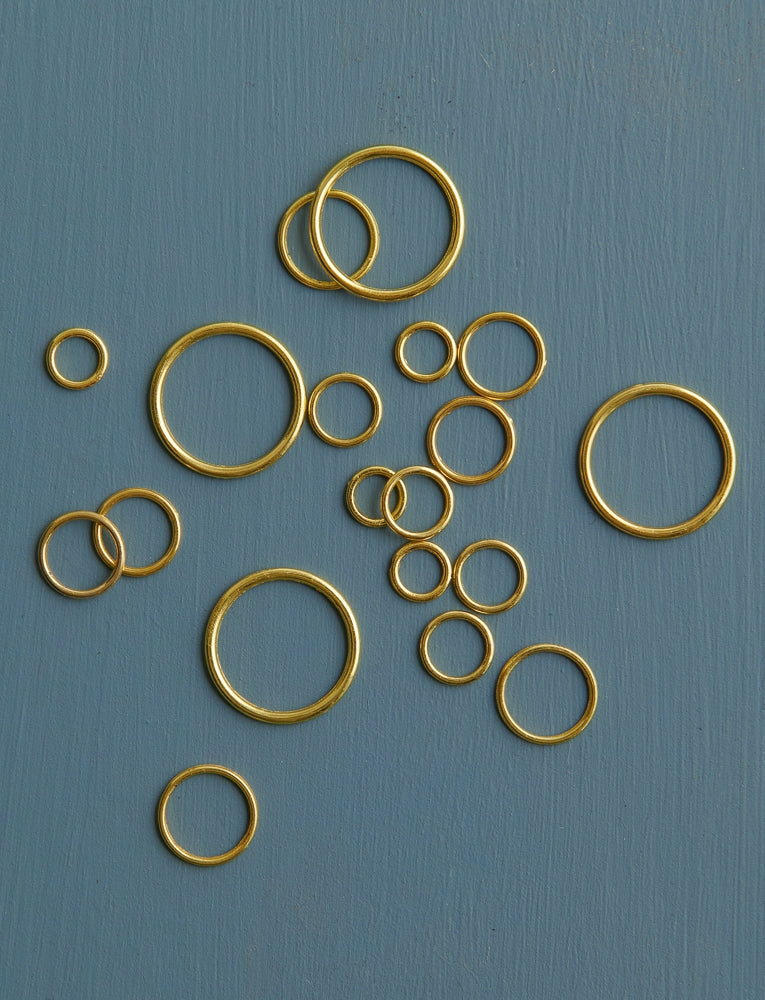 Brass Ring Stitch Markers