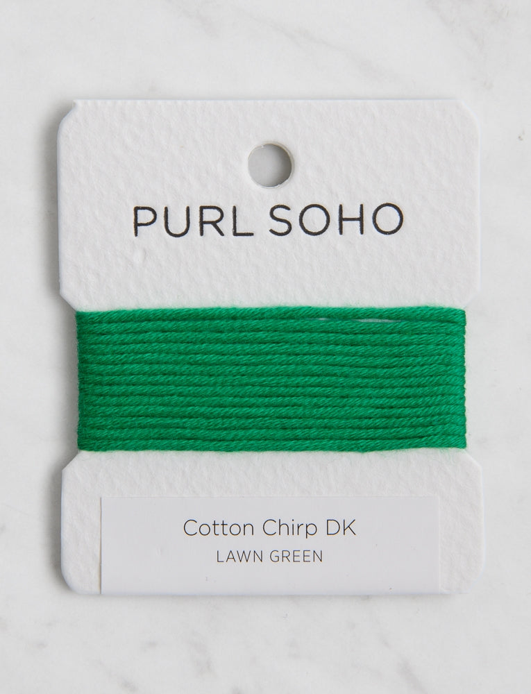 Cotton Chirp DK Color Cards, Lawn Green