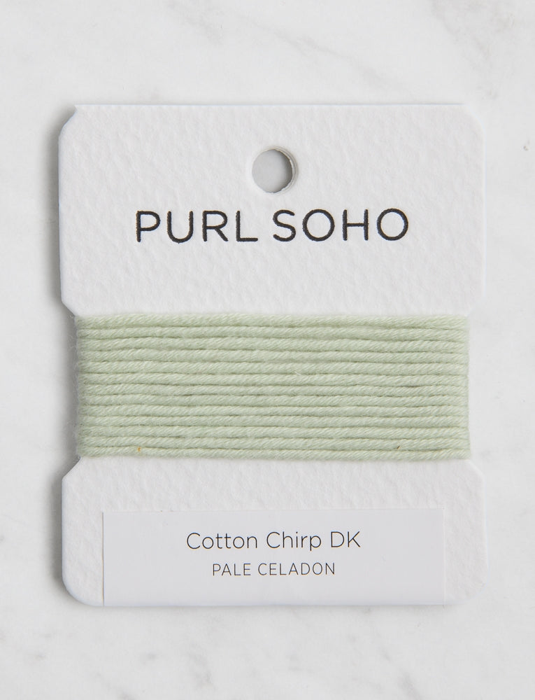 Cotton Chirp DK Color Cards, Pale Celadon