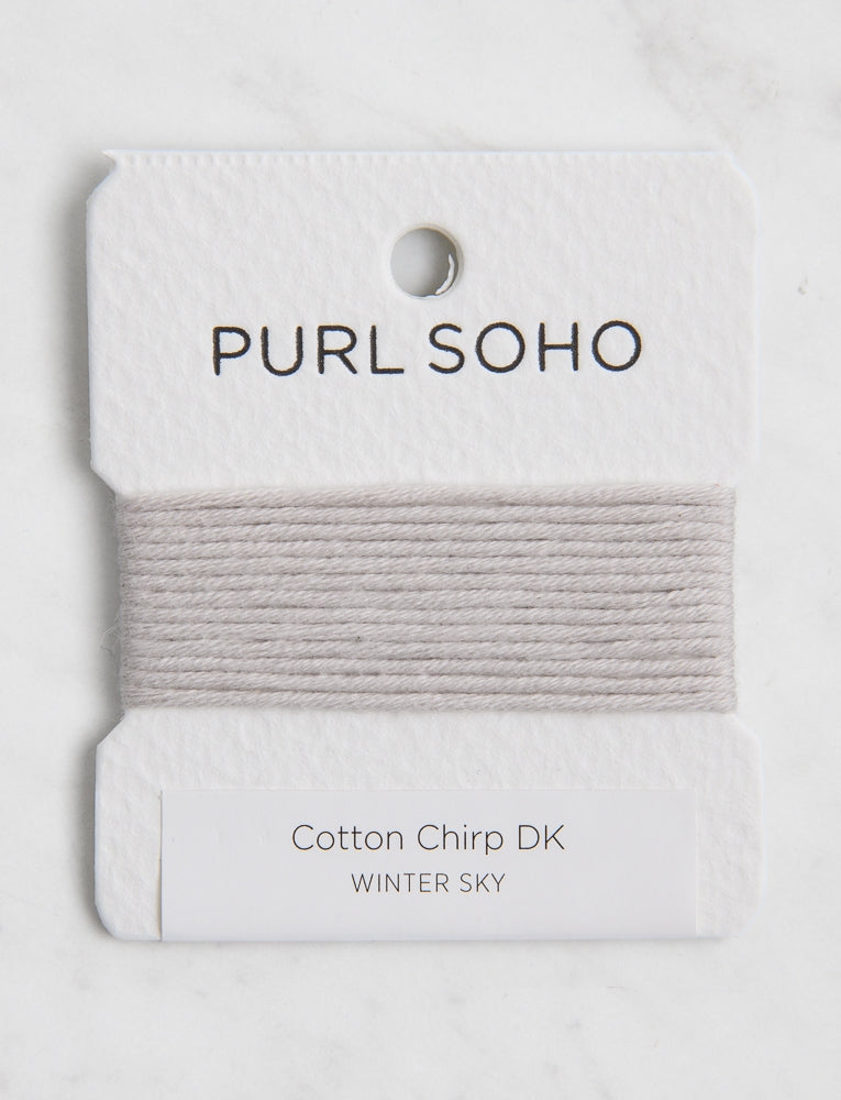 Cotton Chirp DK Color Cards, Winter Sky