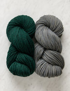 Keyhole Scarf Kit, Deep Emerald  + Tide Pool