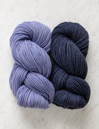 Keyhole Scarf Kit, Hydrangea Blossom  + Night Blue