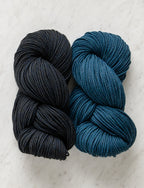 Keyhole Scarf Kit, Stillwater Blue  + High Tide
