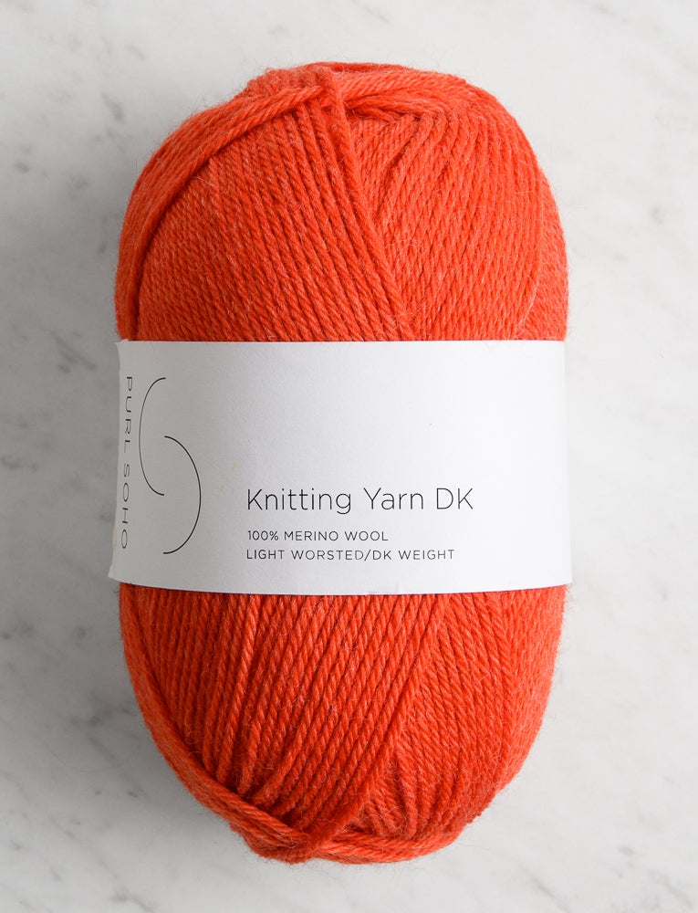 Knitting Yarn DK, Red Geranium