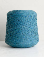 Knitting Yarn DK On A Cone, Blue Topaz