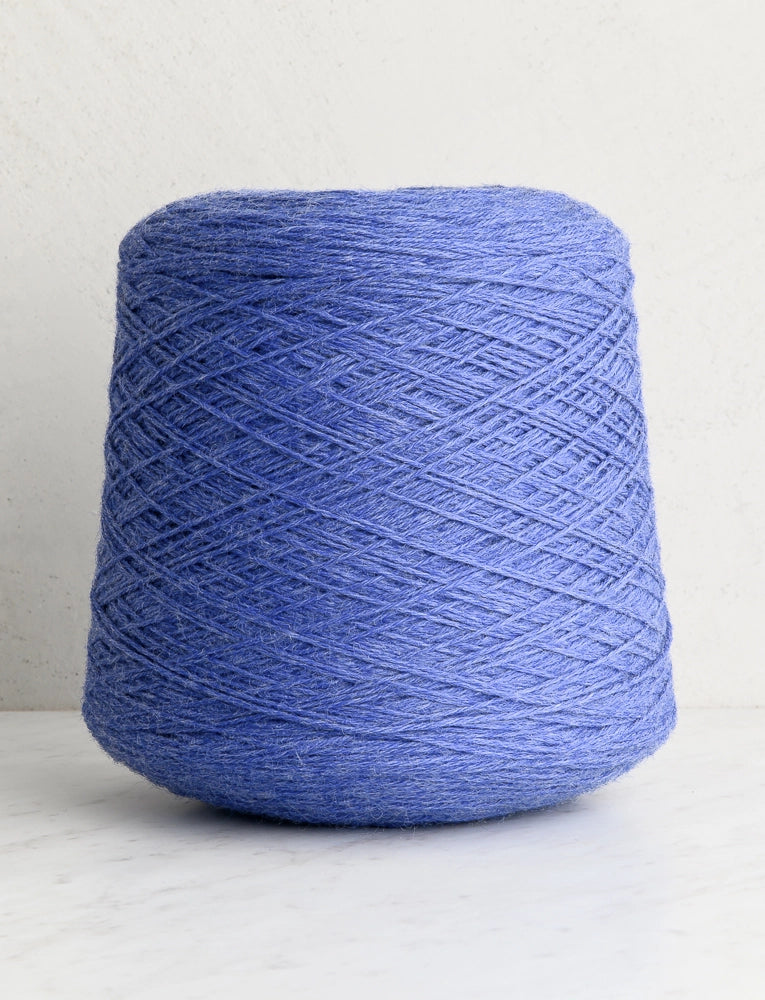 Knitting Yarn DK On A Cone, Flax Flower Blue