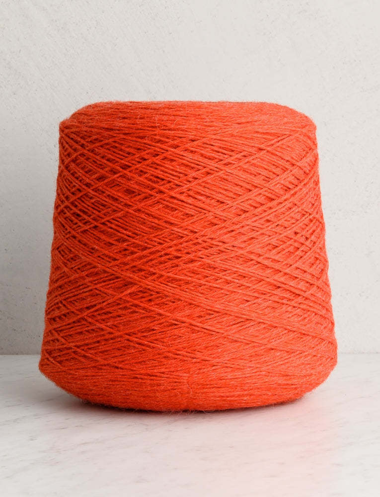 Knitting Yarn DK On A Cone, Red Geranium