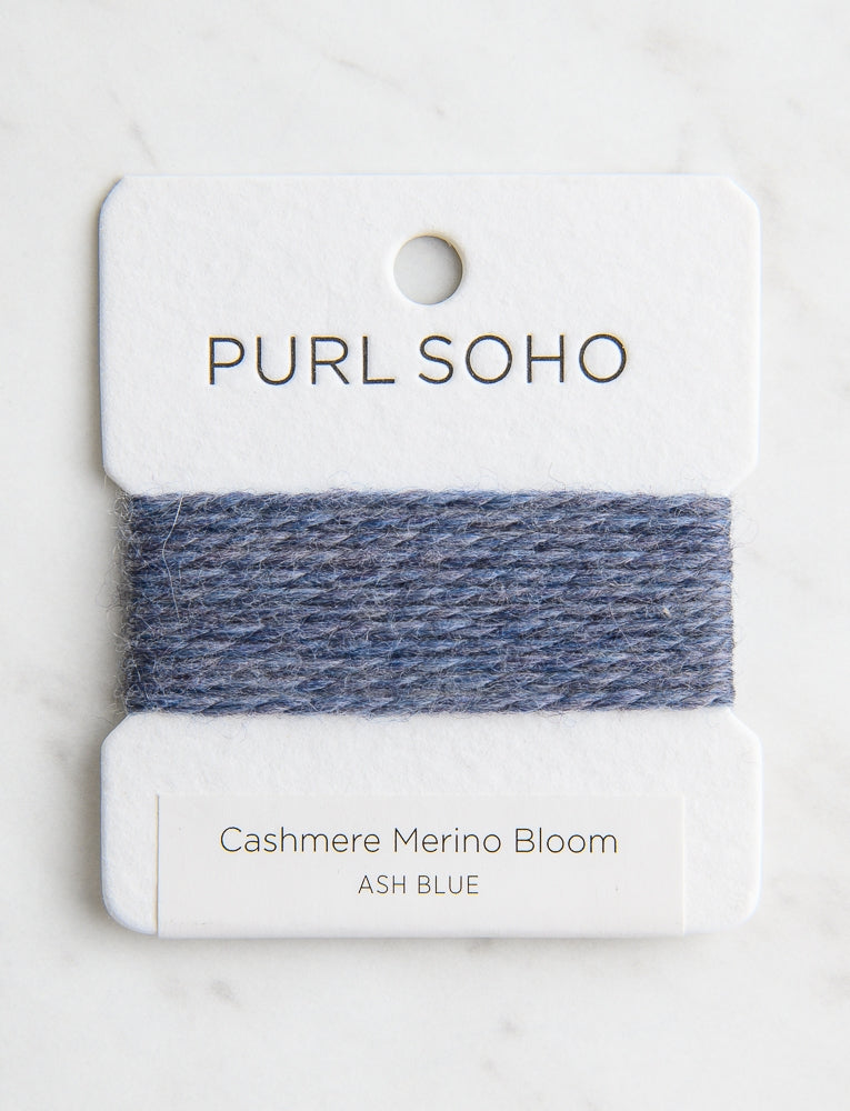 Cashmere Merino Bloom Color Cards, Ash Blue