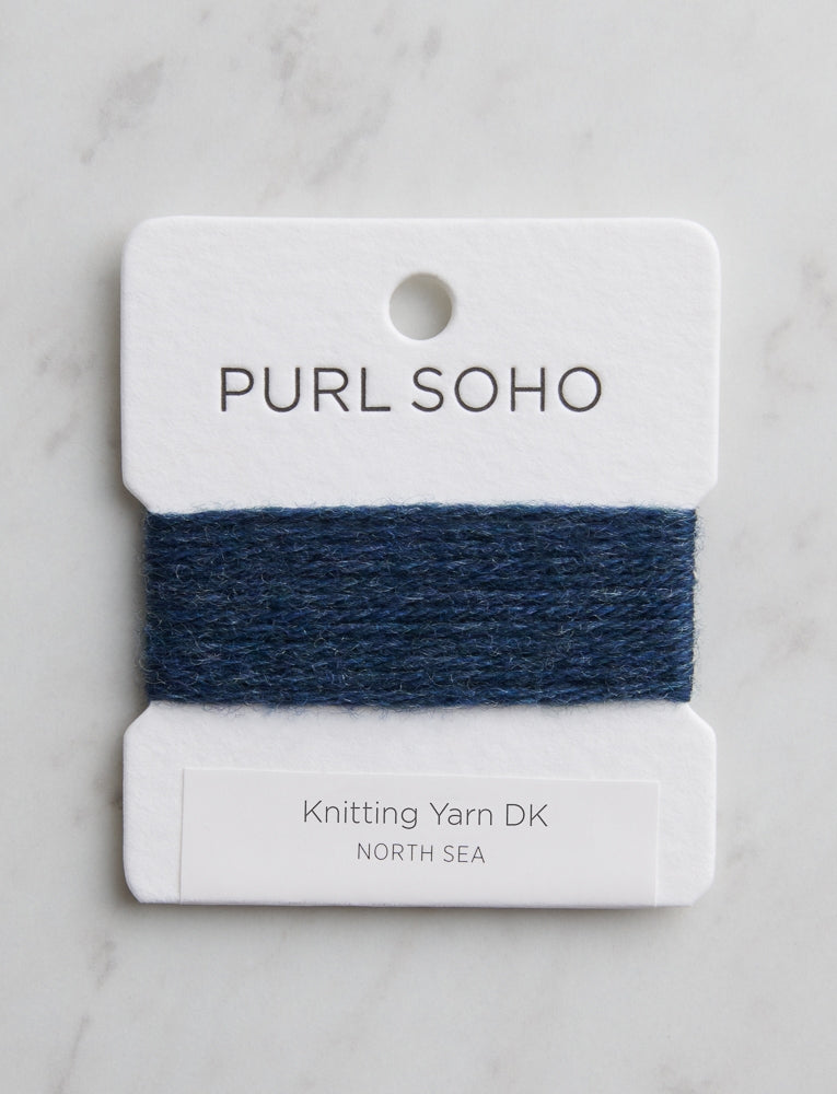 Knitting Yarn DK Color Cards, North Sea