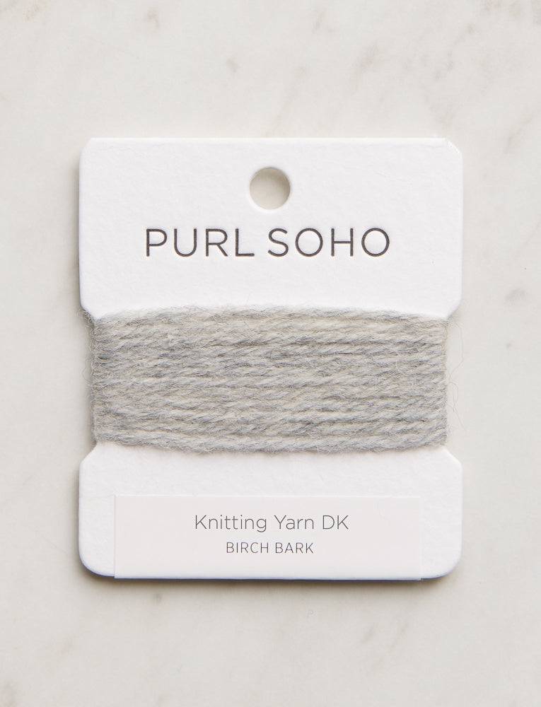 Knitting Yarn DK Color Cards, Birch Bark