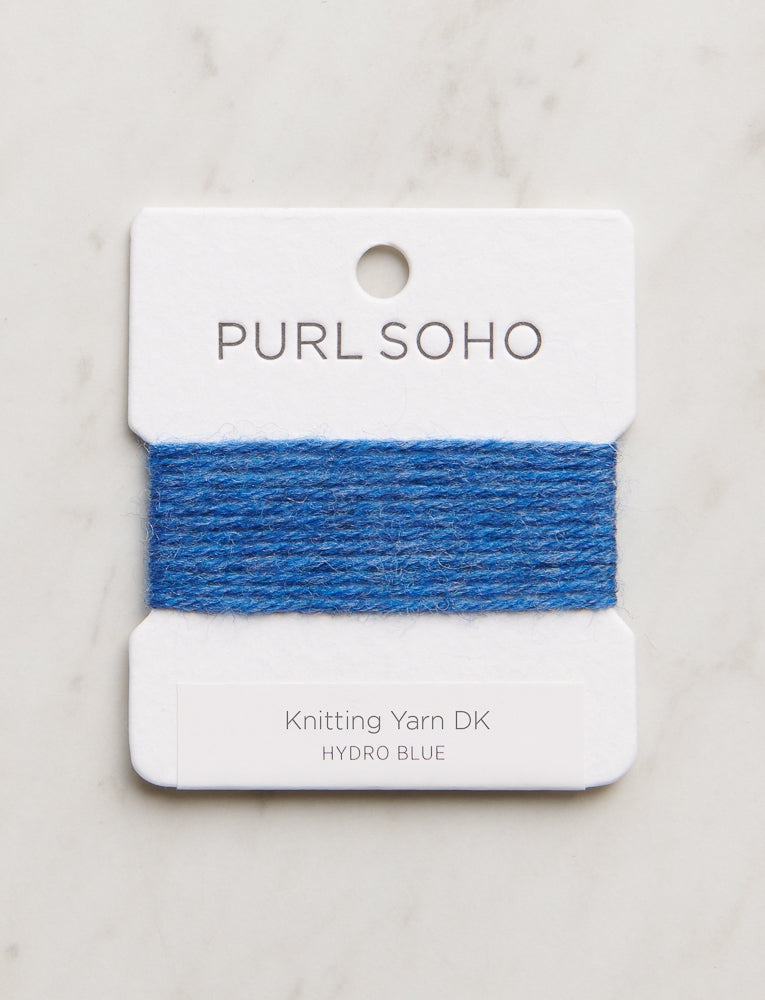 Knitting Yarn DK Color Cards, Hydro Blue