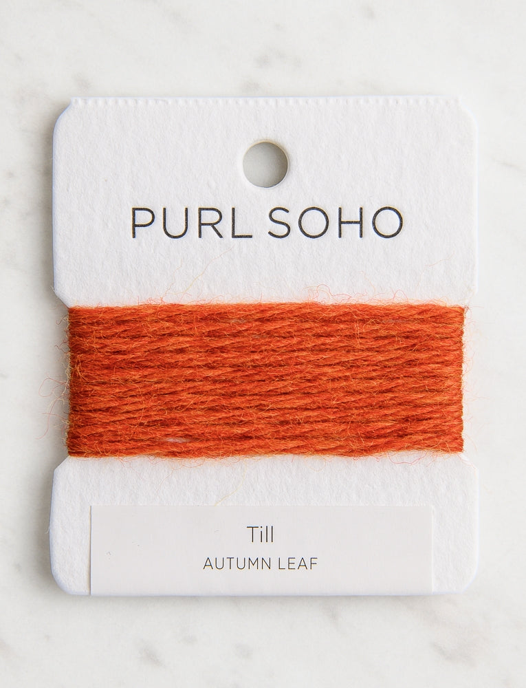 Till Color Cards, Autumn Leaf