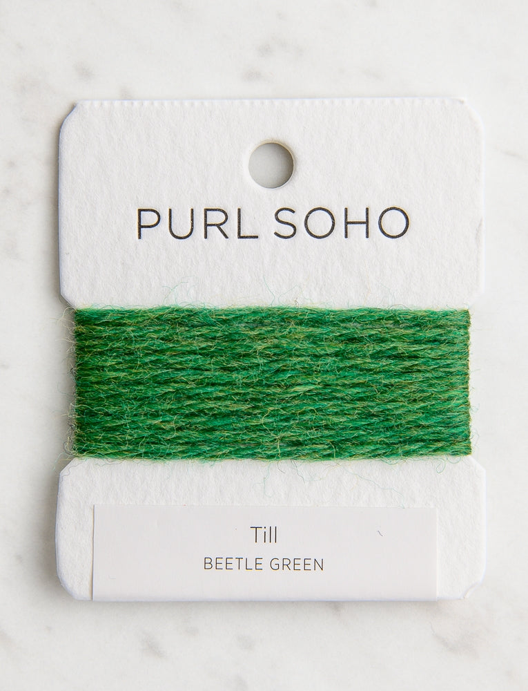 Till Color Cards, Beetle Green