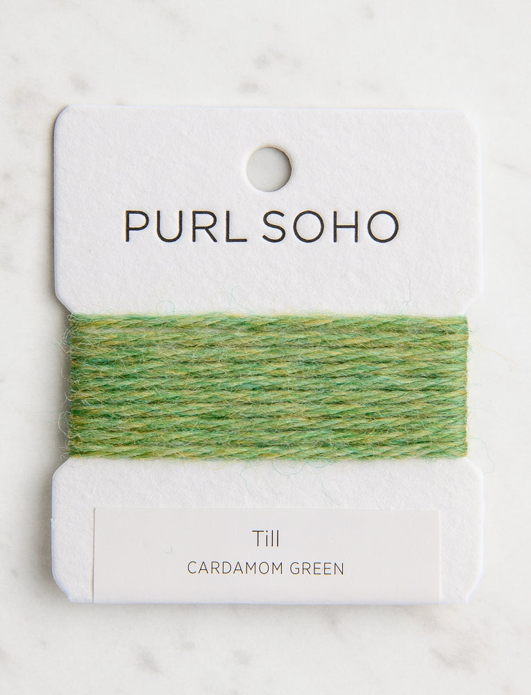Till Color Cards, Cardamom Green