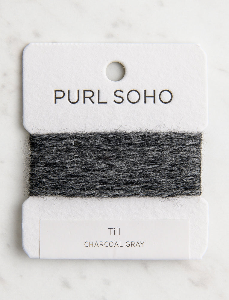 Till Color Cards, Charcoal Gray