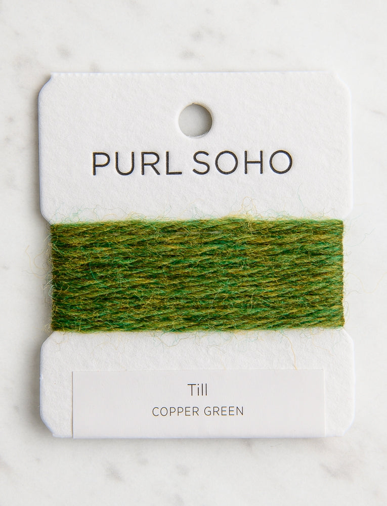 Till Color Cards, Copper Green