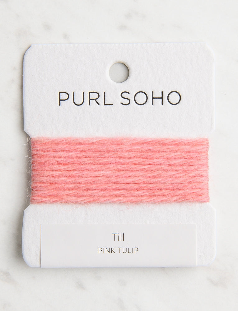 Till Color Cards, Pink Tulip