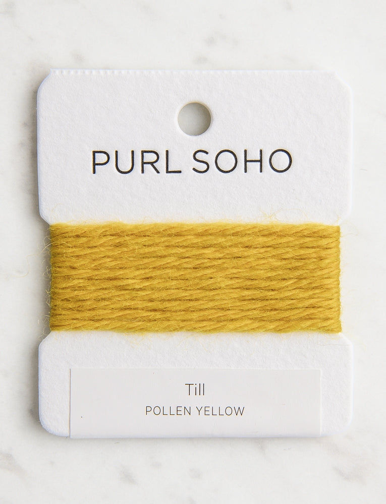 Till Color Cards, Pollen Yellow