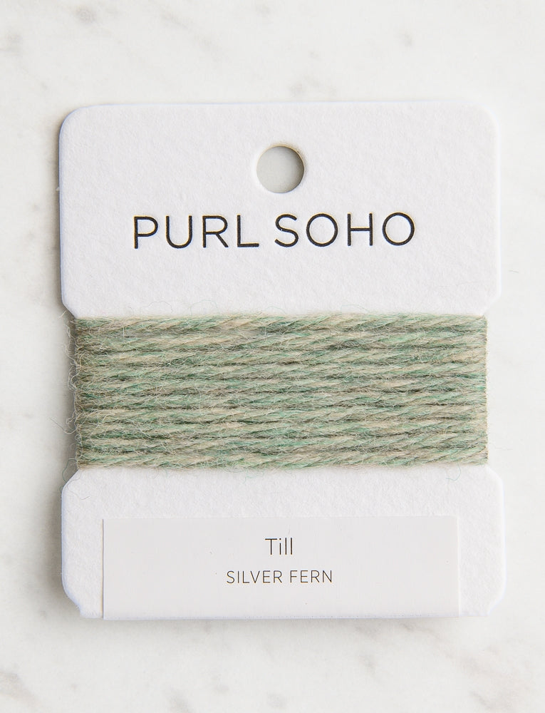 Till Color Cards, Silver Fern