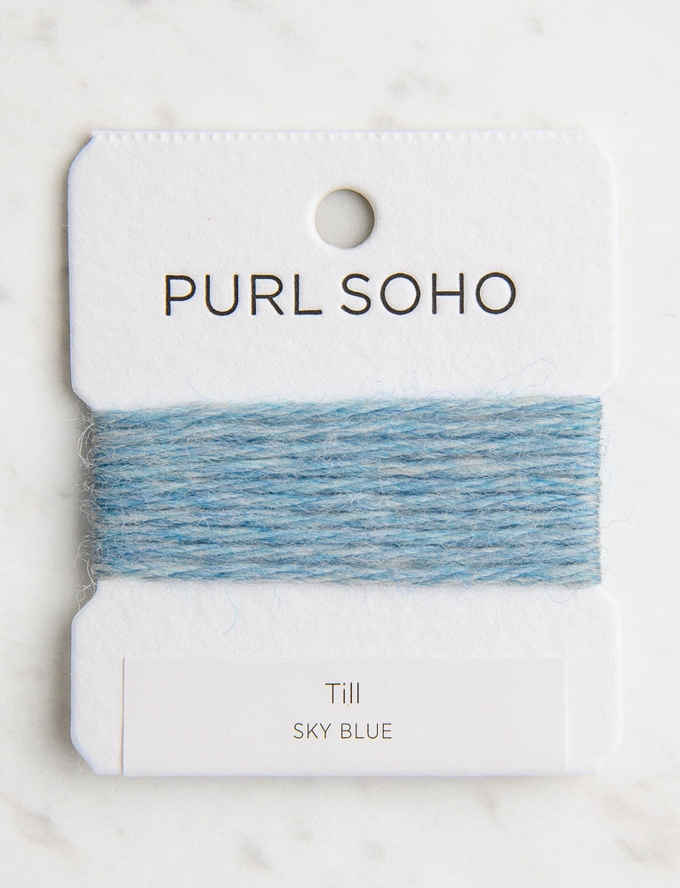Till Color Cards, Sky Blue