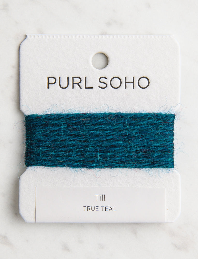 Till Color Cards, True Teal