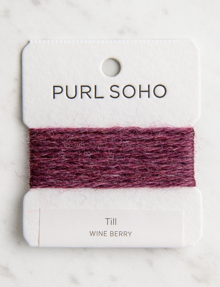 Till Color Cards, Wine Berry